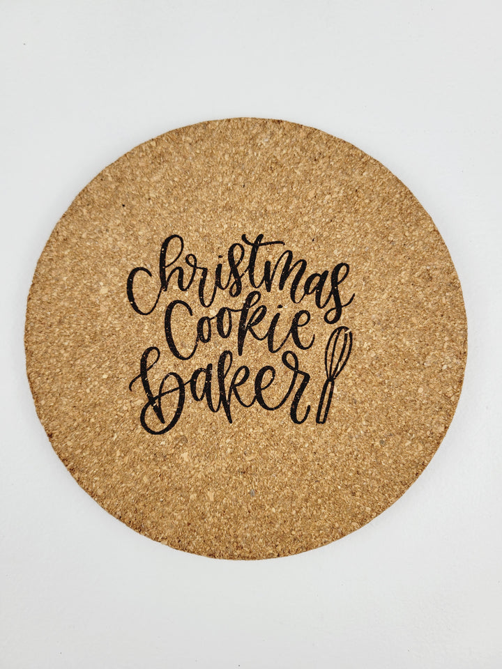 Rough Cut Dezigns, Holiday Themed Cork Trivets