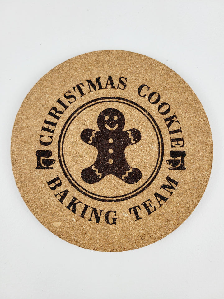 Rough Cut Dezigns, Holiday Themed Cork Trivets