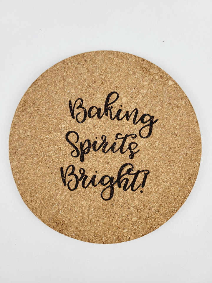 Rough Cut Dezigns, Holiday Themed Cork Trivets
