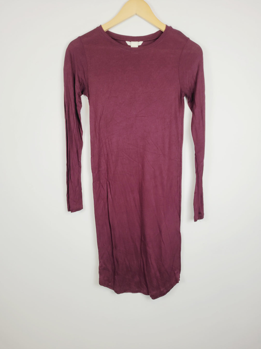 H&M PLUM DRESS LADIES XS EUC