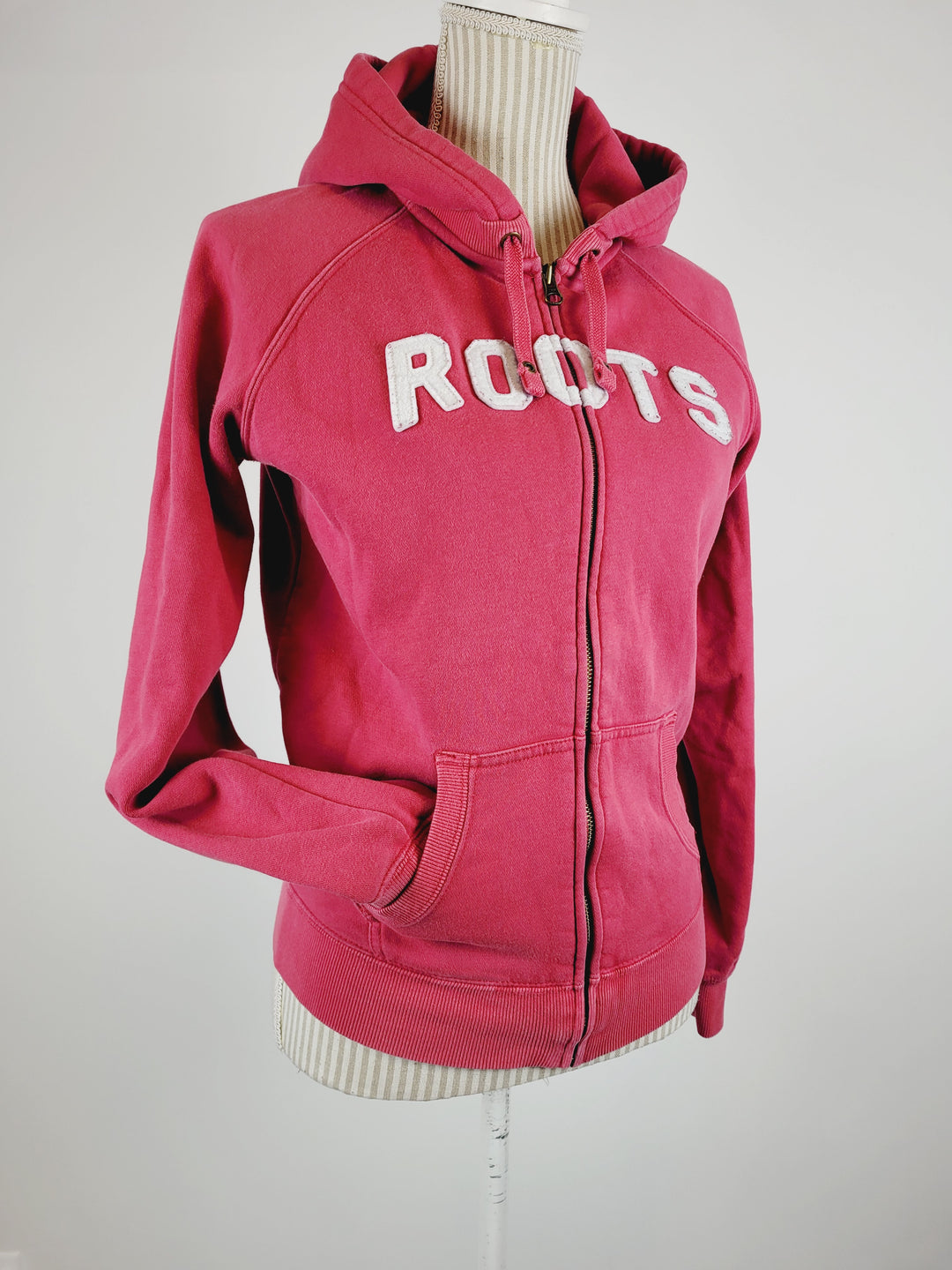 ROOTS PINK SWEATER LADIES SMALL VGUC