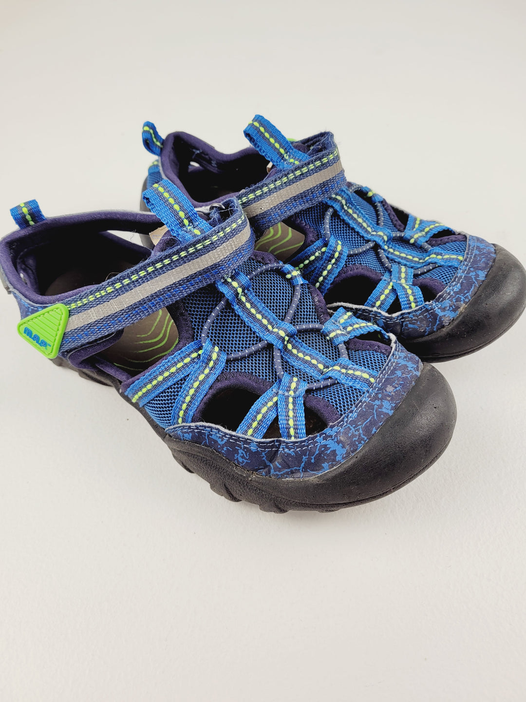 M.A.P. BLUE SANDALS SIZE 2M VGUC