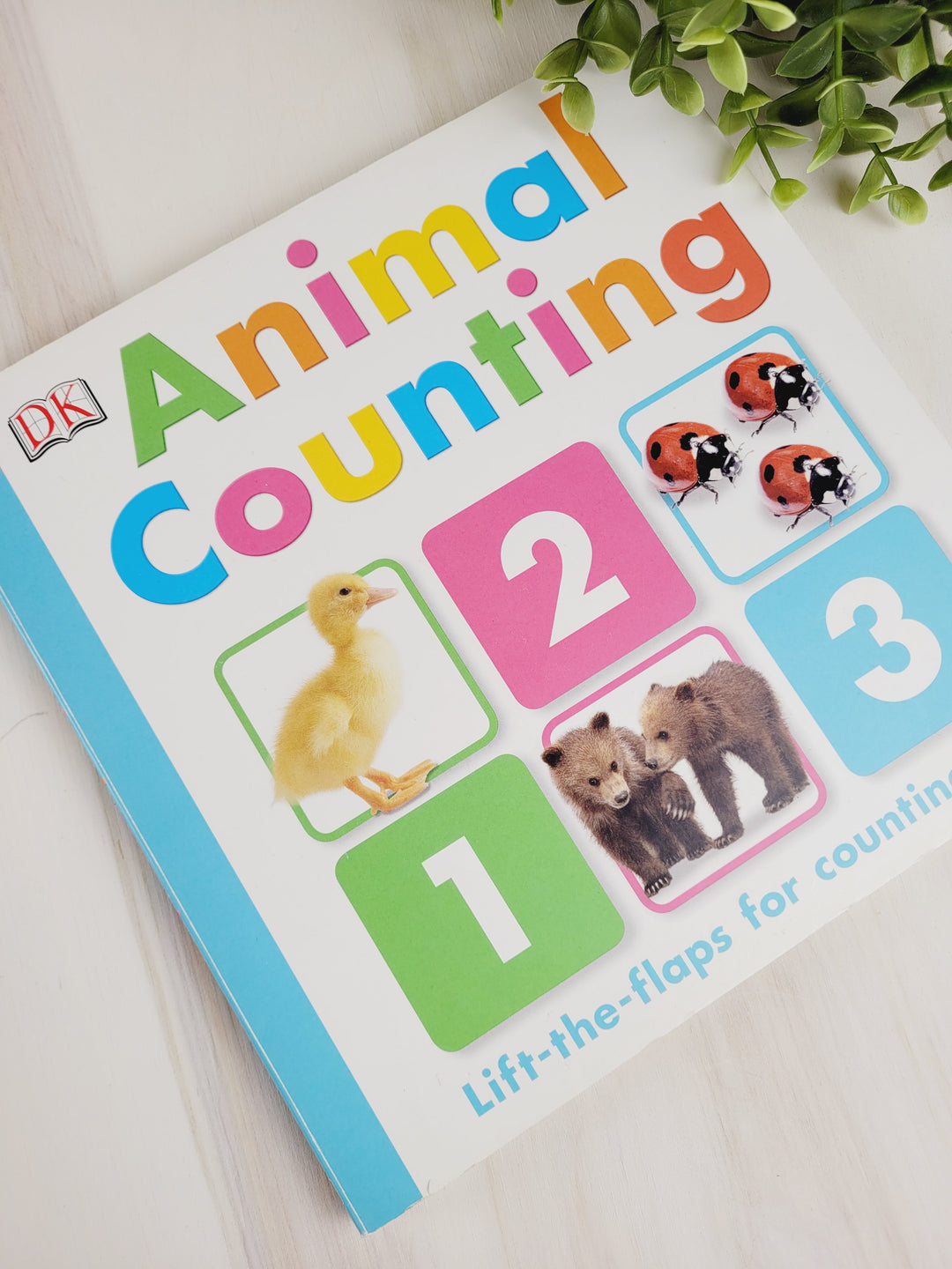ANIMAL COUNTING LIFT THE FLAP BOOK EUC