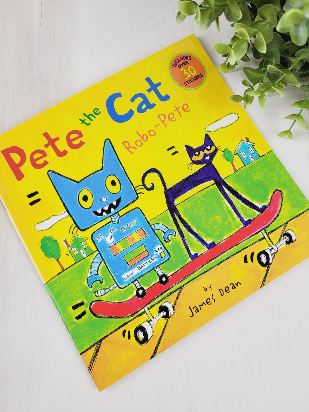 PETE THE CAT- ROBO-PETE STORYBOOK EUC