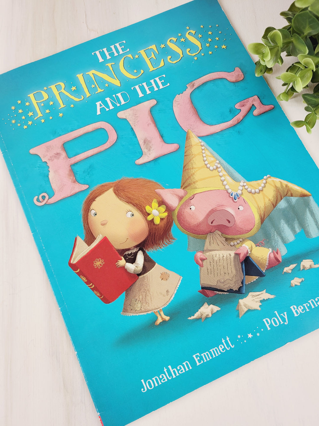 THE PRINCESS AND THE PIG LARGE STORYBOOK EUC