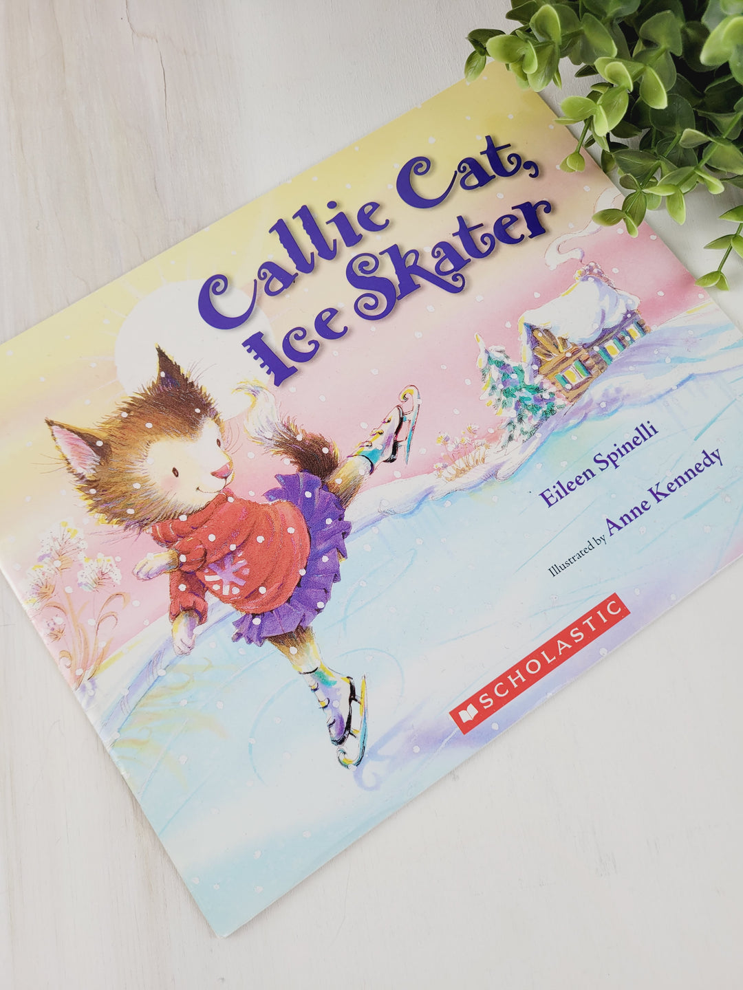 CALLIE CAT, ICE SKATER STORYBOOK EUC