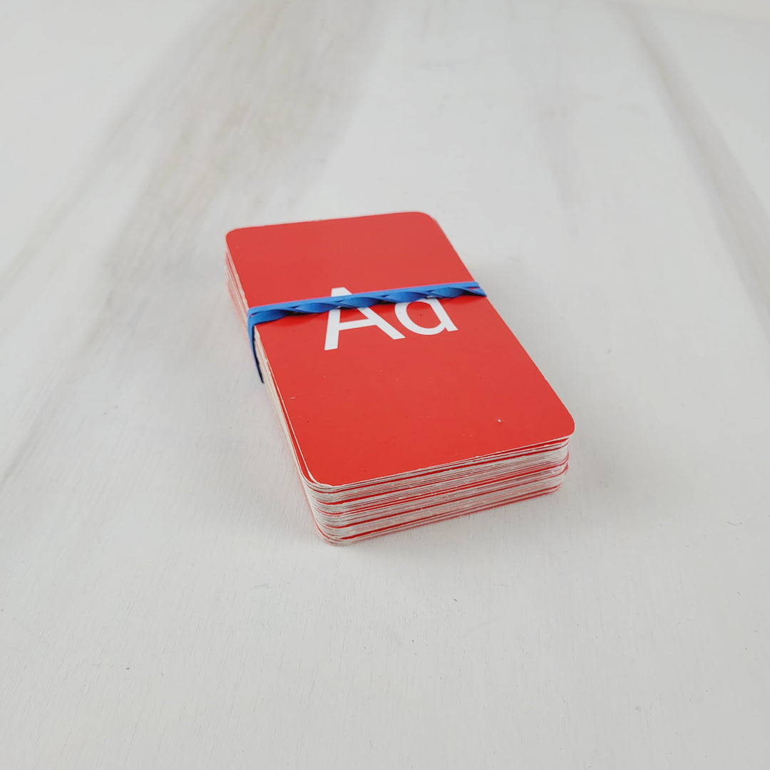 ALPHABET WORD FLASH CARDS PRE-LOVED