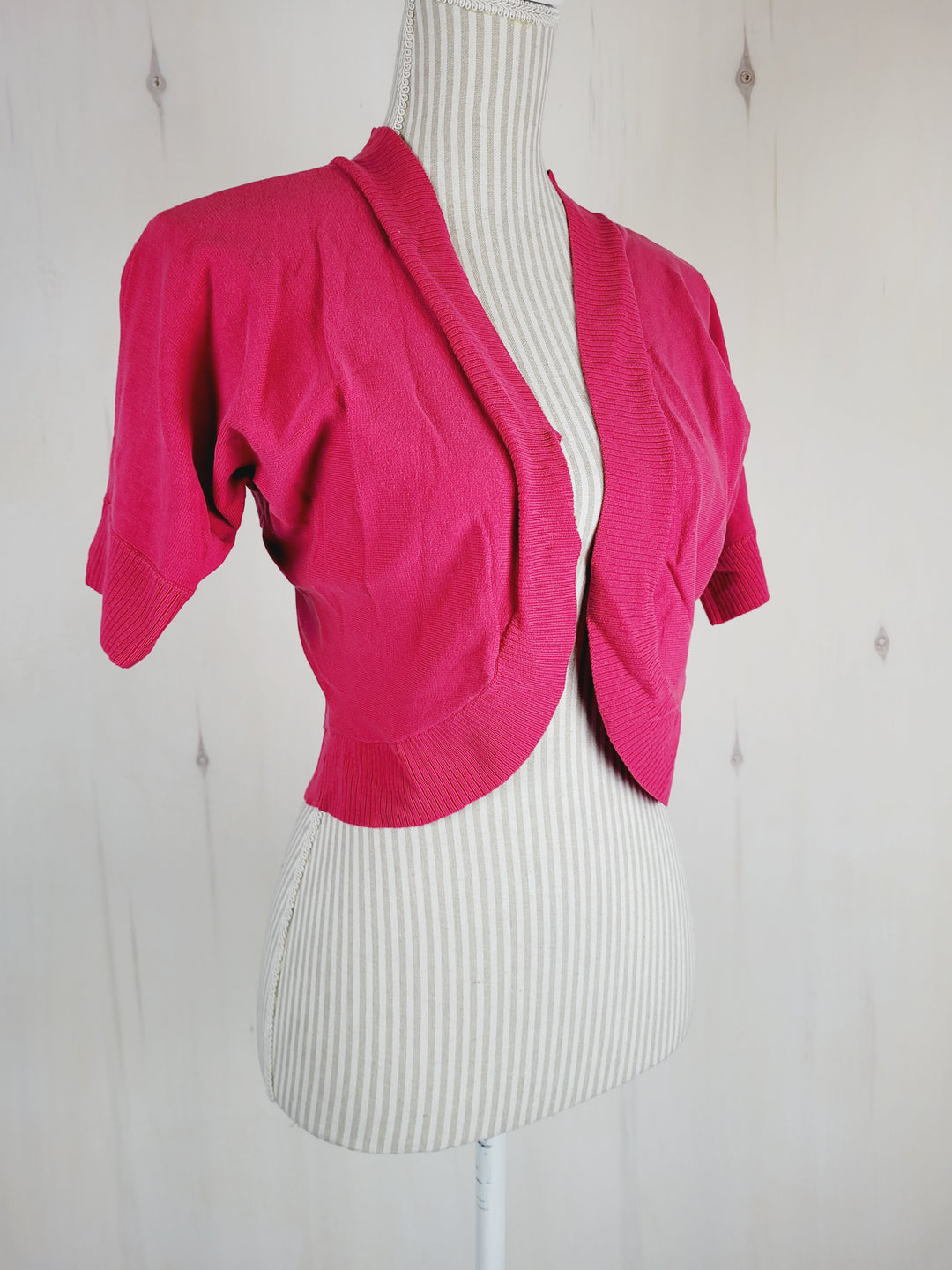 ANN TAYLOR PINK CARDI LADIES MEDIUM EUC