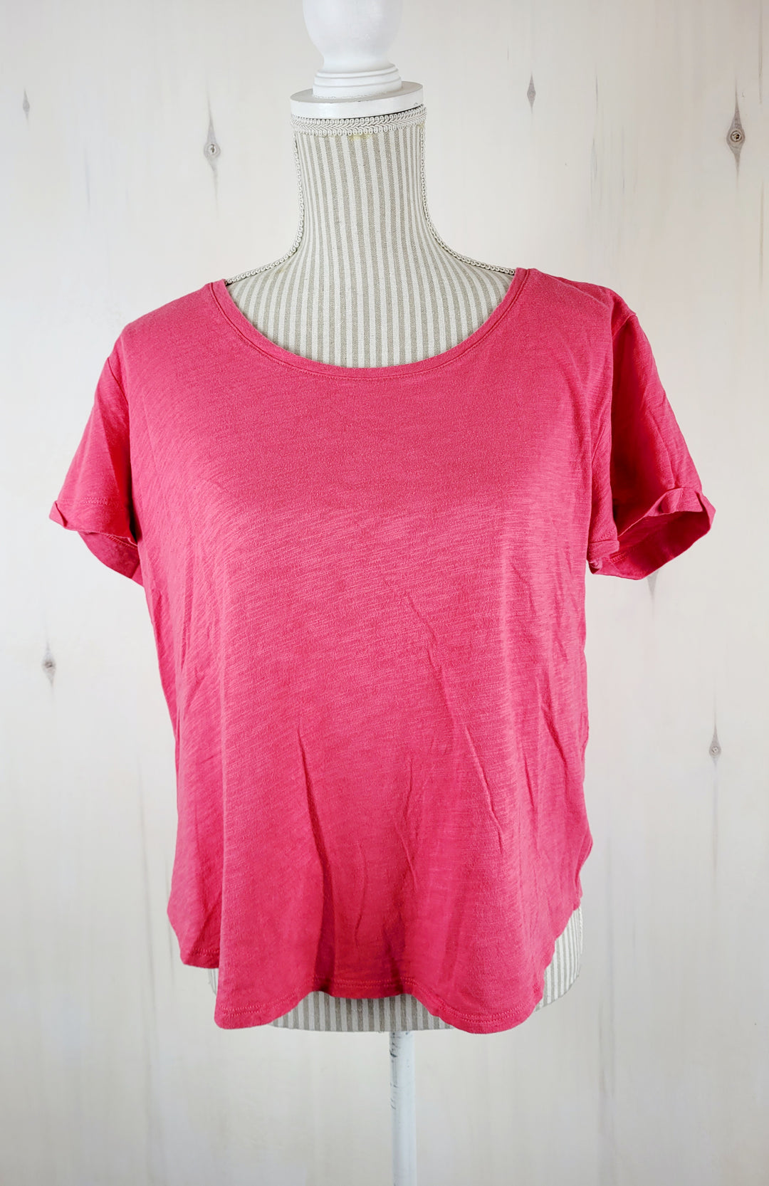 JOE FRESH PINK TSHIRT TOP LADIES LARGE EUC