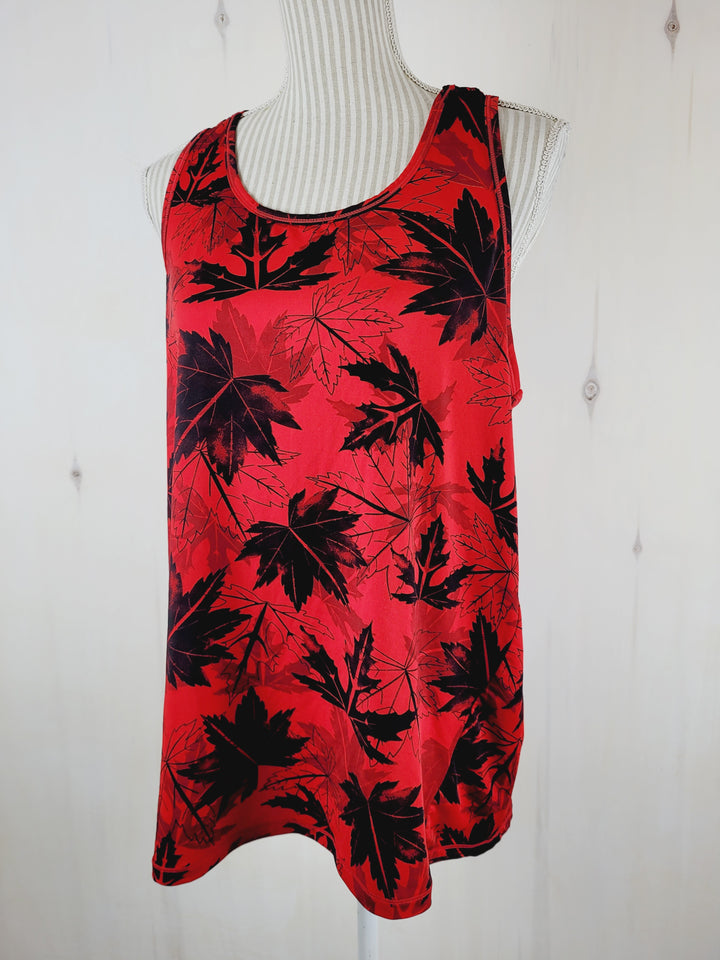 EH! MAPLE LEAF ATHLETIC TANK LADIES LARGE EUC