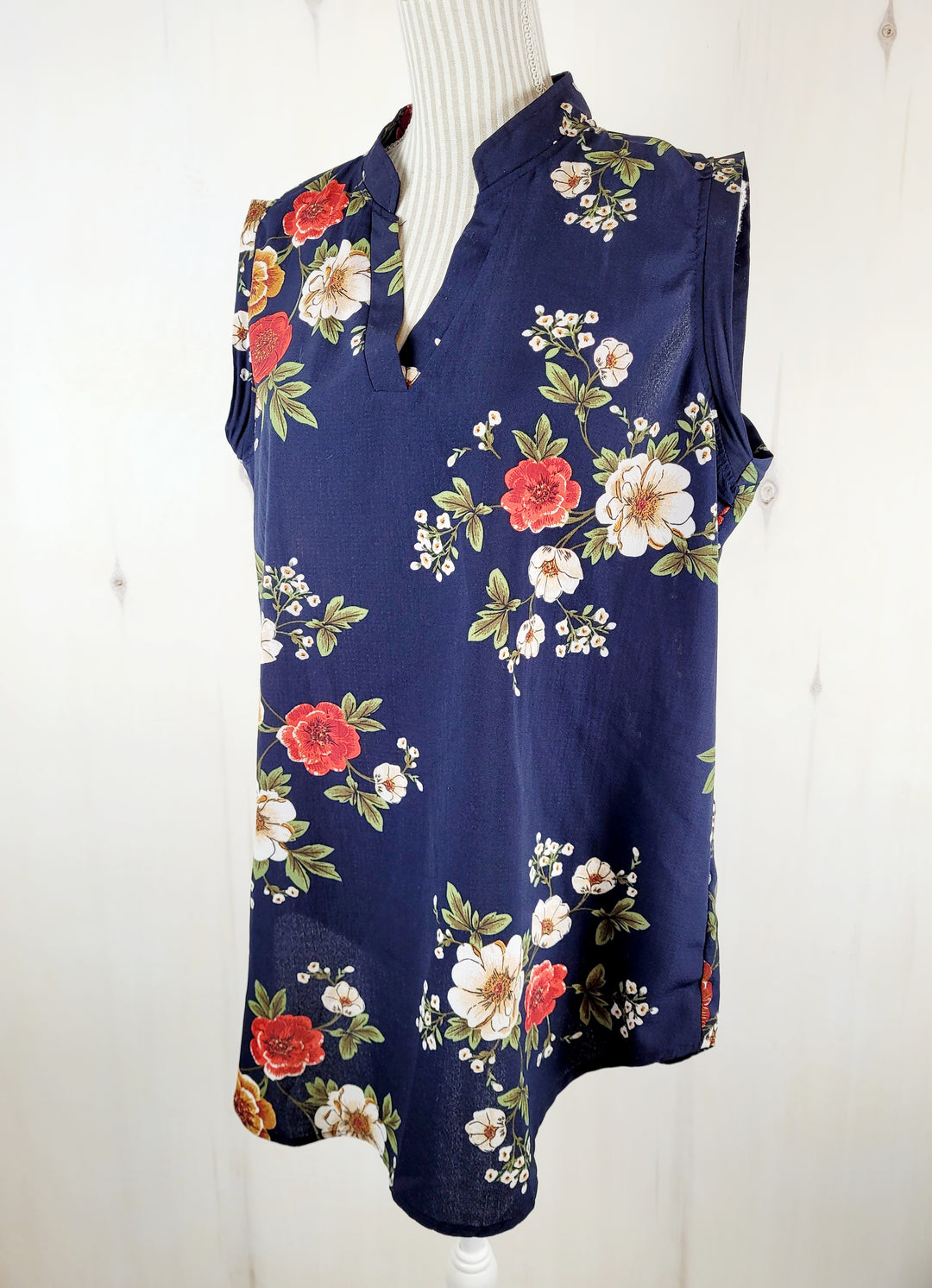 AMARYLLIS FLORAL BLOUSE LADIES LARGE PRE-LOVED