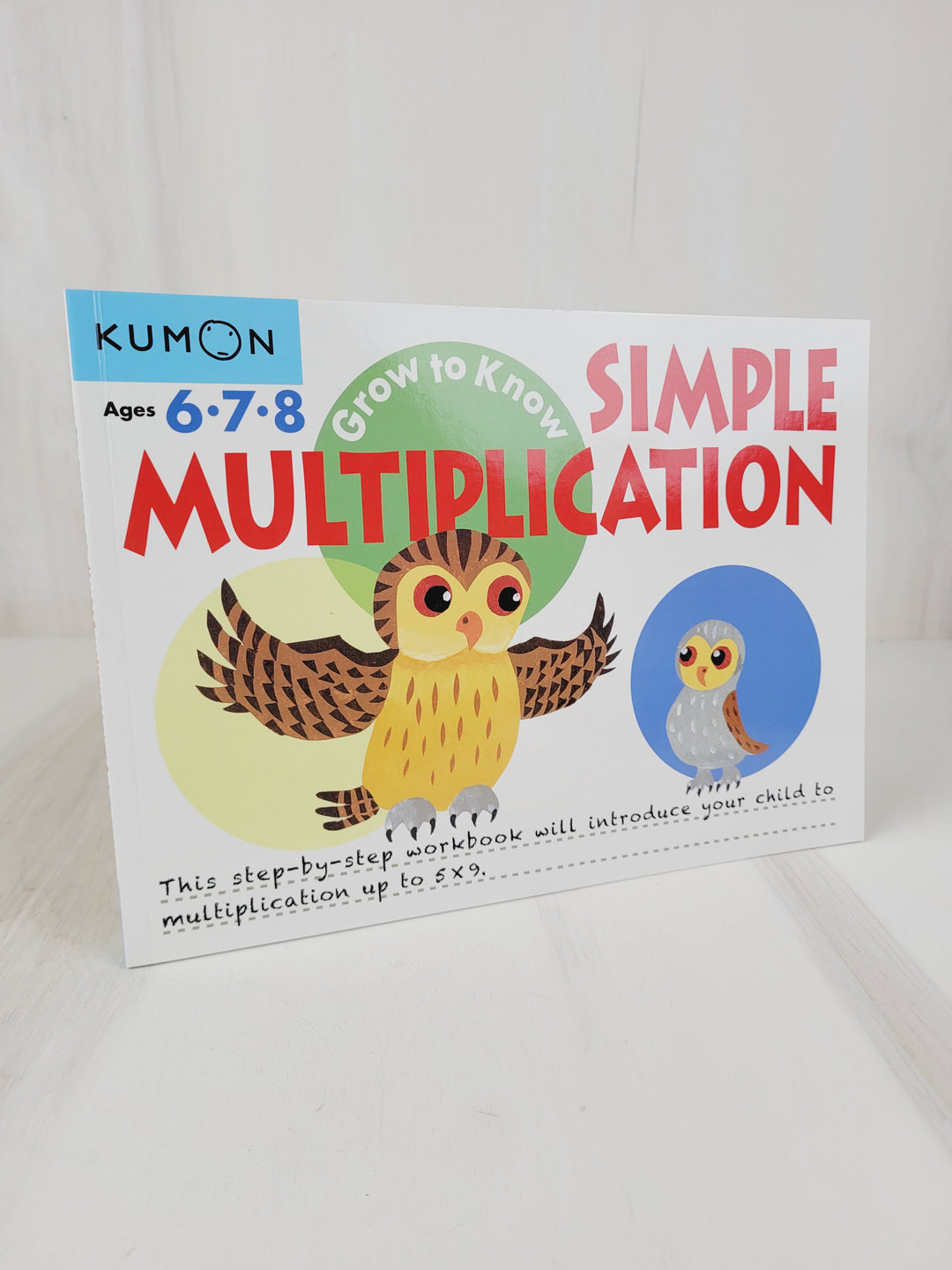 KUMON AGE 6/7/8 SIMPLE MULTIPLCATION WORKBOOK NEW!