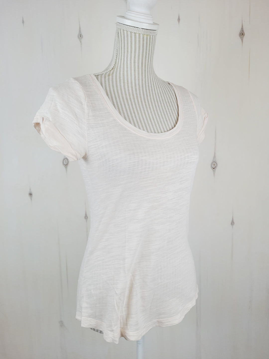 BANANA REPUBLIC PALE PINK TSHIRT LADIES XS PRE-LOVED