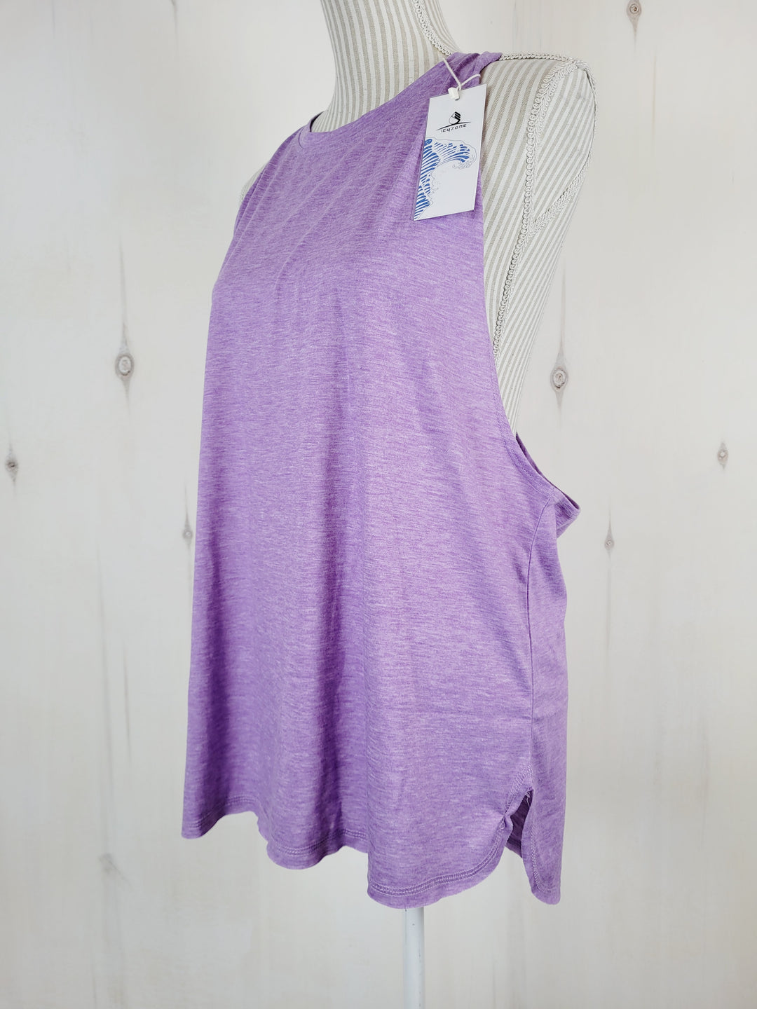 ICYZONE ATHLETIC PURPLE TANK LADIES XL PRE-LOVED