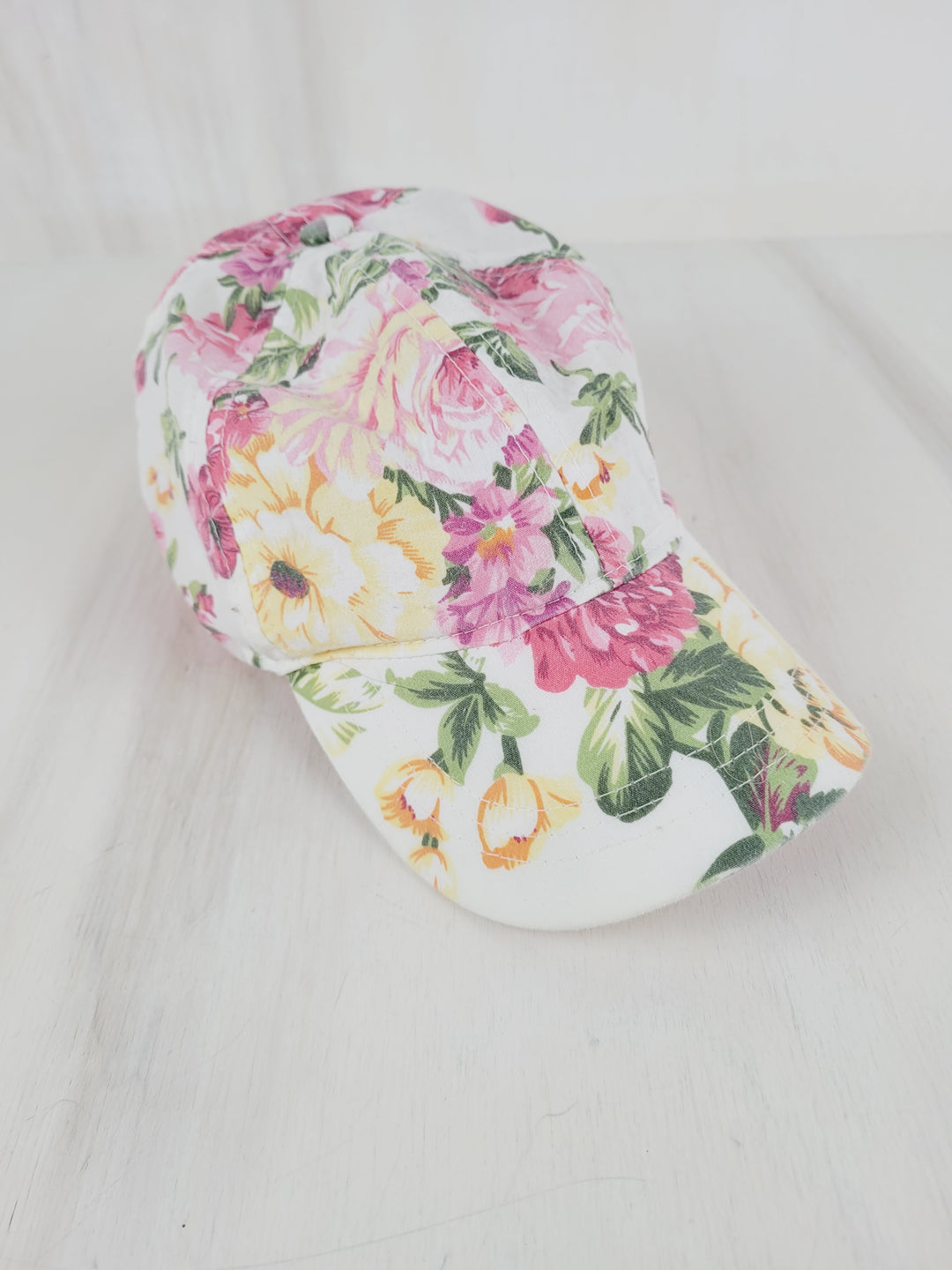 FLORAL BASEBALL CAP LADIES O/S PRE-LOVED
