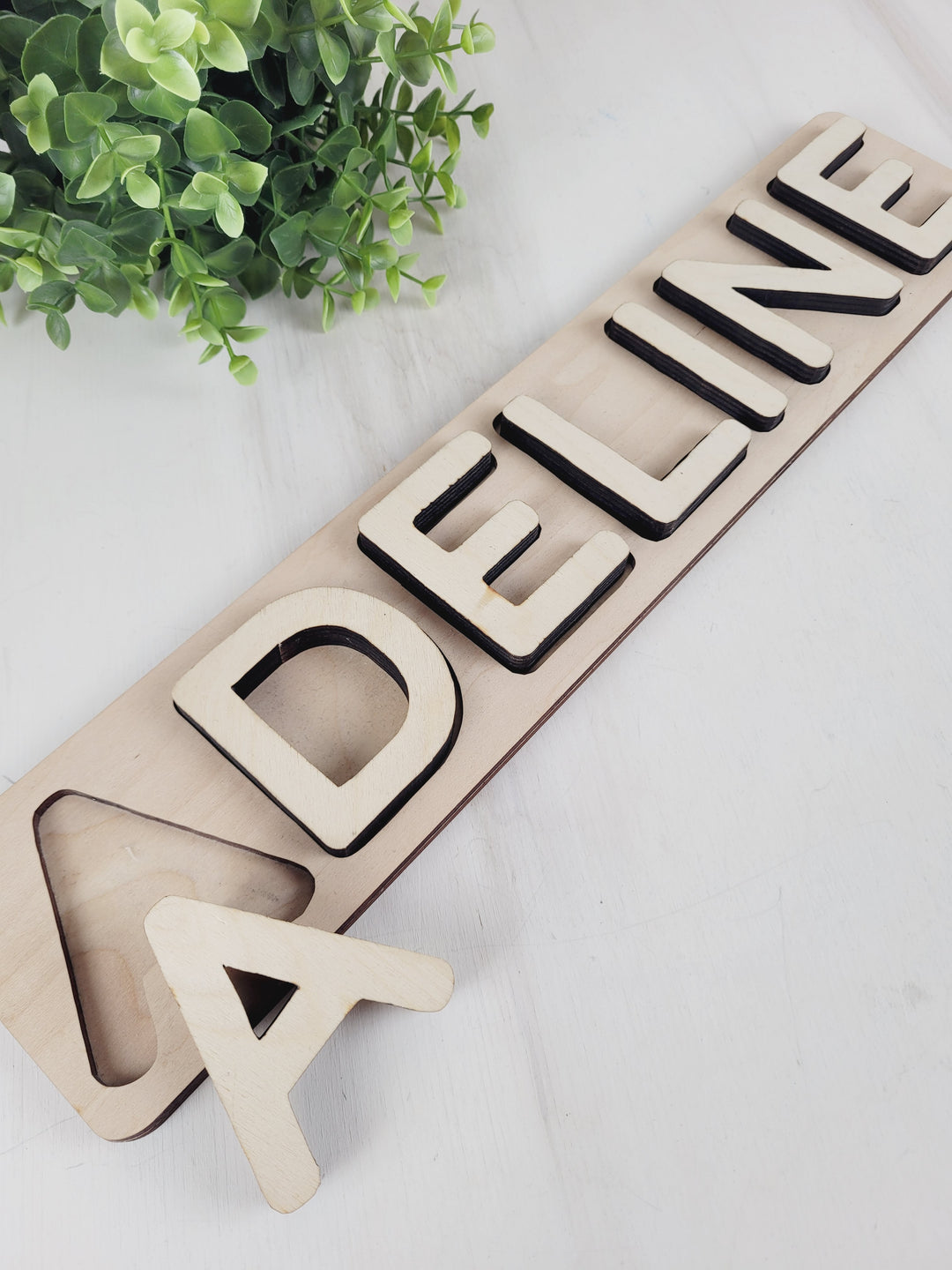 Rough Cut Dezigns, Custom Name Puzzles