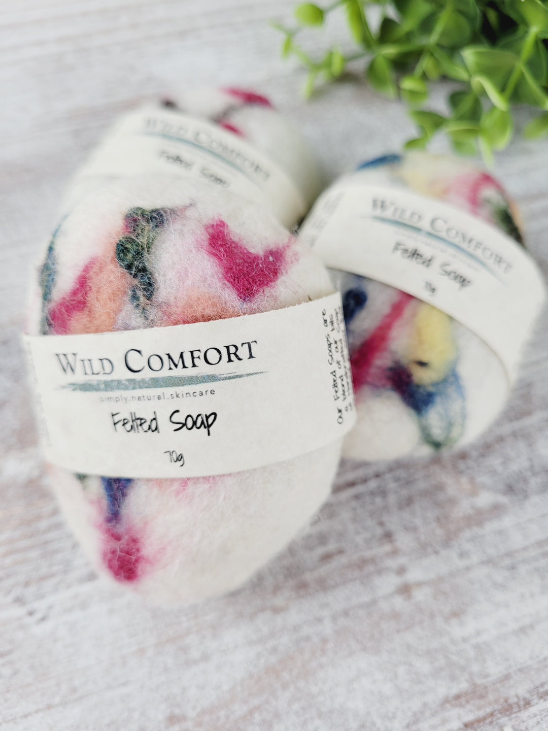Wild Comfort Body Care, All Natural Felted Bar Soaps