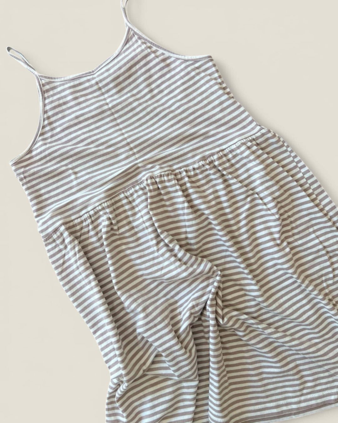 H&M BEIGE STRIPED TANK DRESS SIZE 8/10 PRE-LOVED (Copy)
