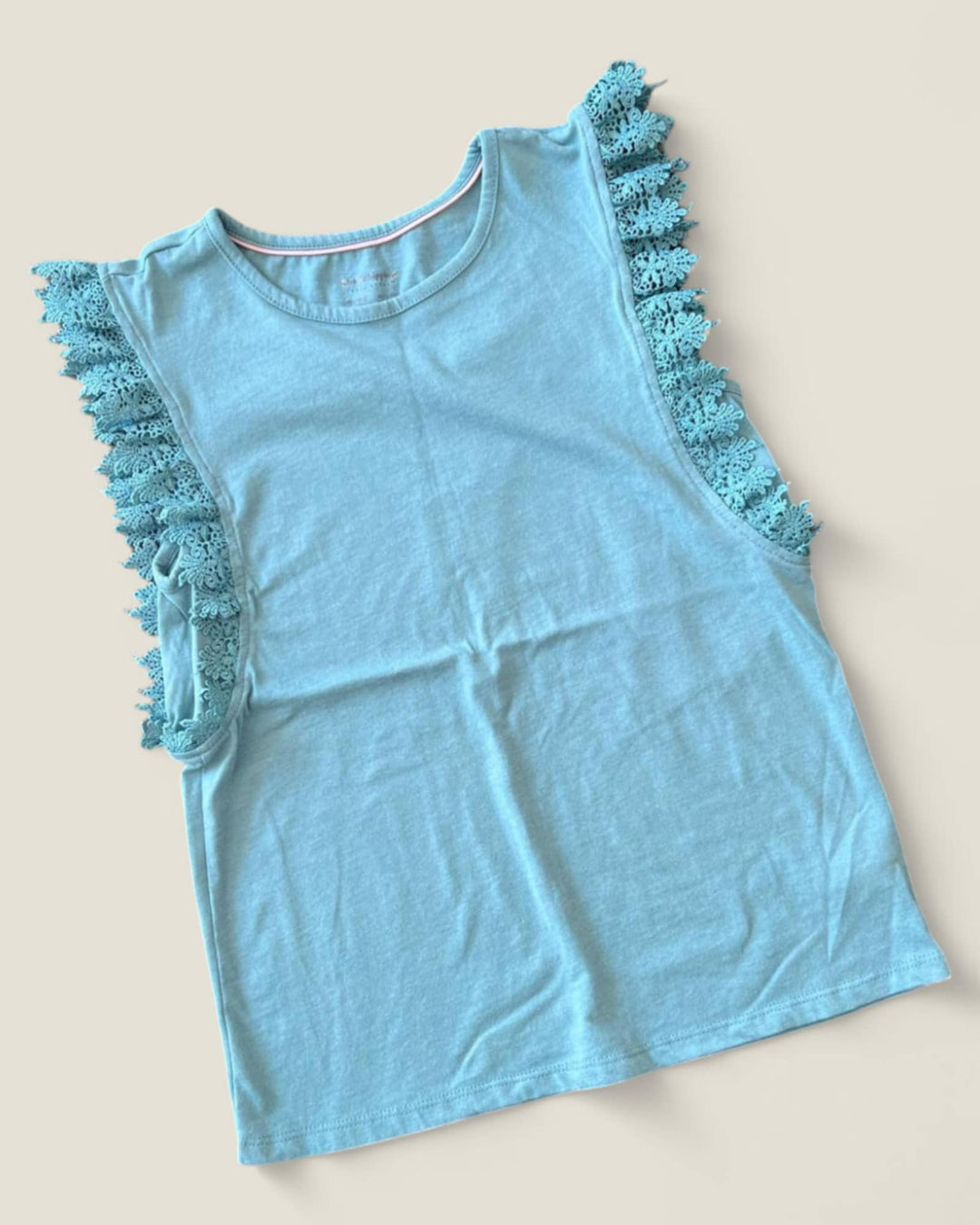 HAUTE HIPPIE TEAL TANK TOP SIZE 10/12 PRE-LOVED