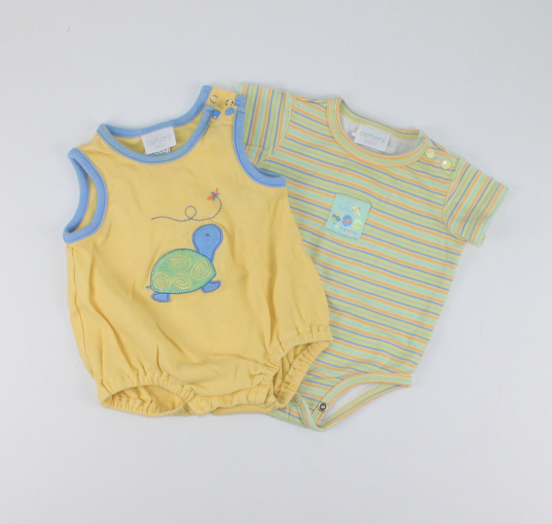 VINTAGE CARTERS TO THE POND 2 PIECE SET 0-3M EUC