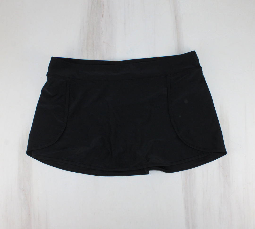 ACX ATHLETIC BLACK SWIM SKORT LADIES 2XL PRE-LOVED