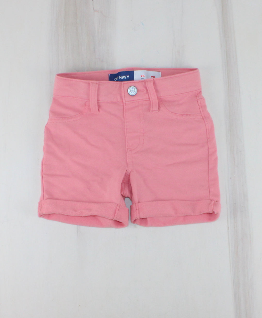 OLD NAVY ORANGE SHORTS 5Y PRE-LOVED