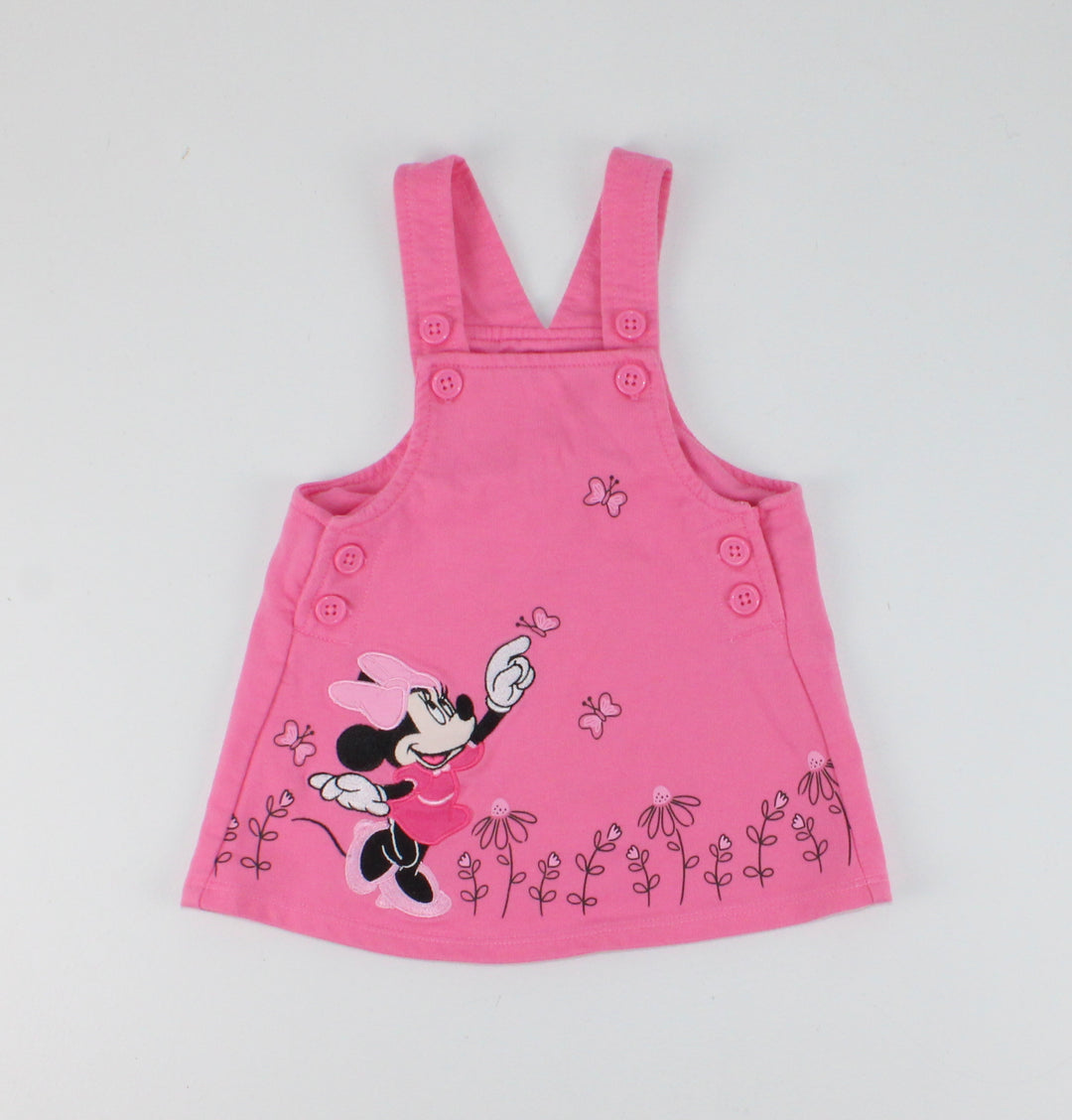 DISNEY MINNIE PINK DRESS 6M PRE-LOVED