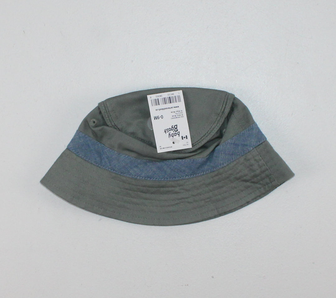 OSH KOSH SAGE/DENIM SUNHAT 0-9M PRE-LOVED