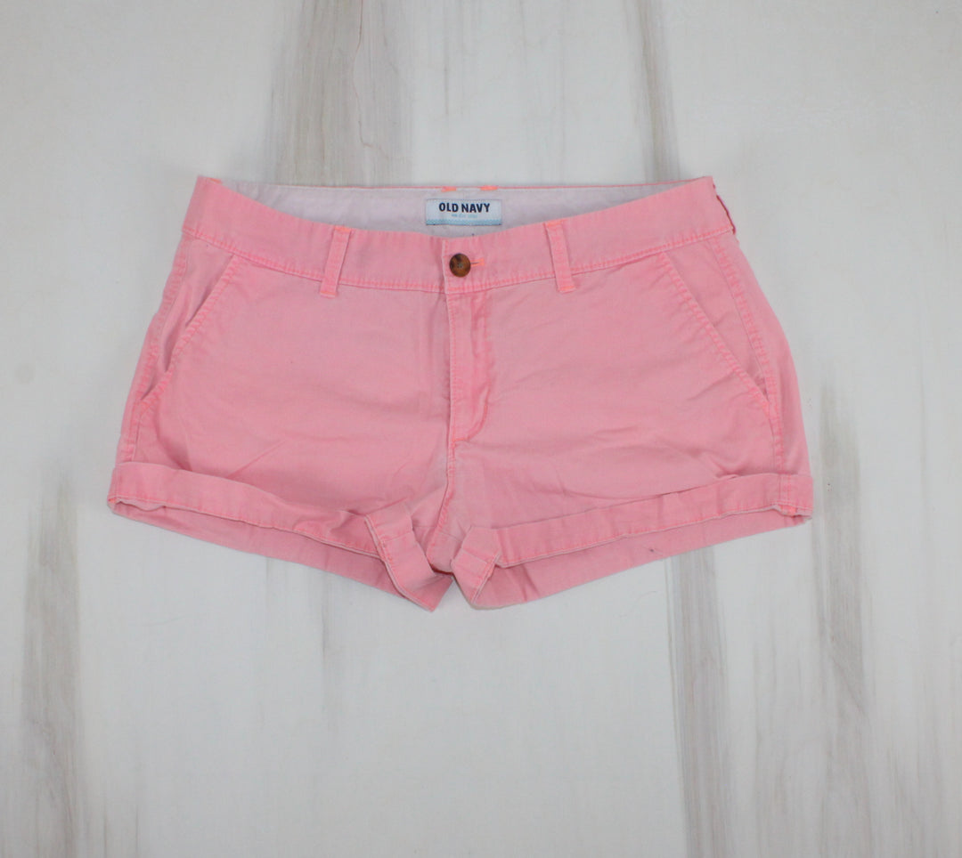 OLD NAVY NEON FADED PINK SHORTS LADIES SIZE 8 VGUC
