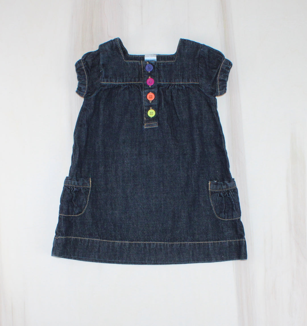 CARTERS DENIM DRESS 12M PRE-LOVED