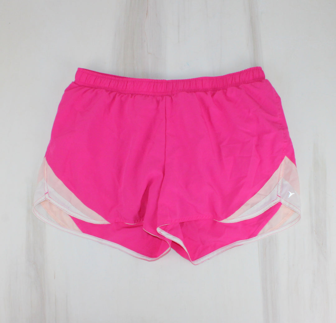 OLD NAVY PINK ATHLETIC SHORTS LADIES LARGE PRE-LOVED