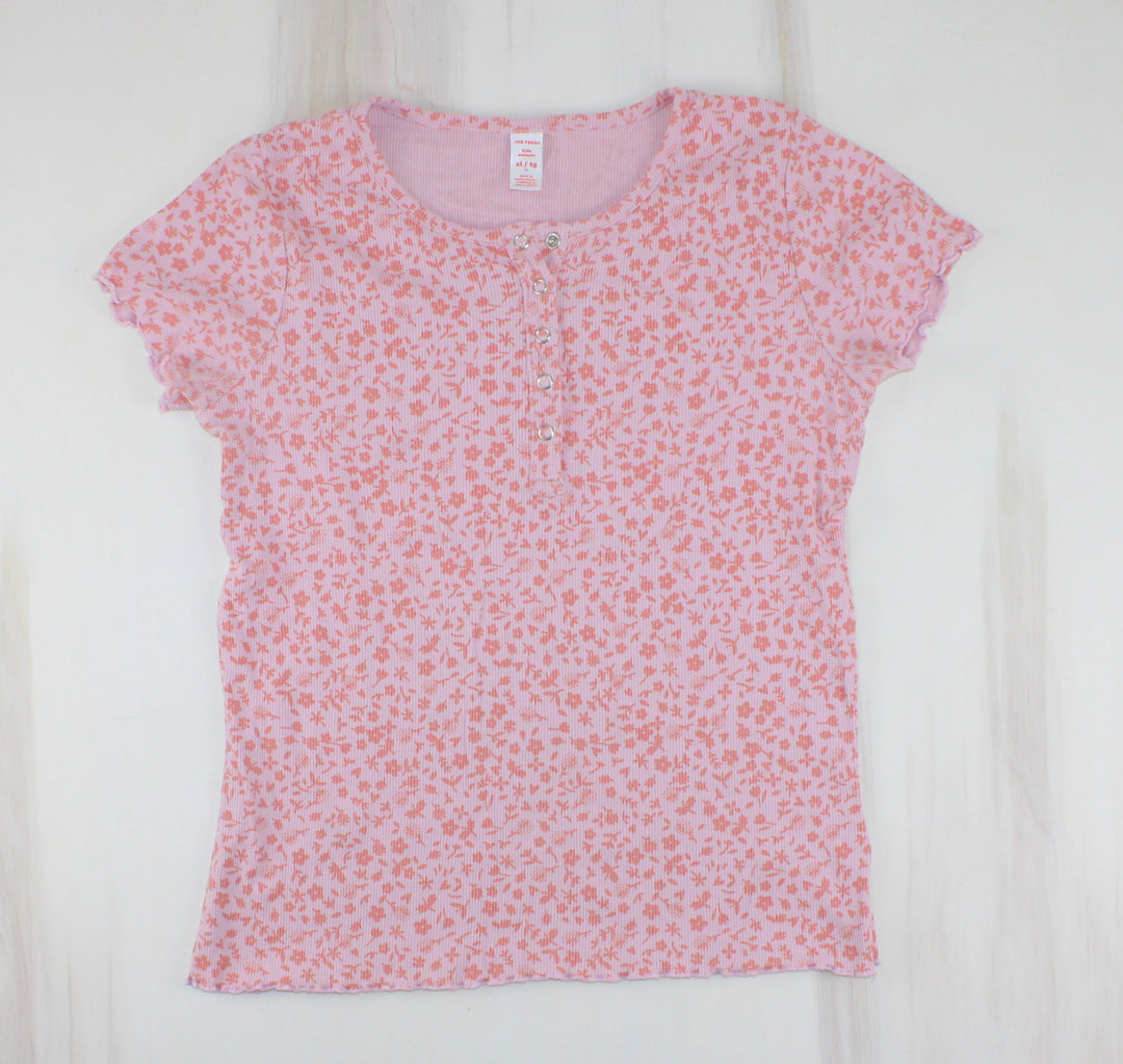 JOE FRESH FLORA RIBBED TOP 14Y EUC