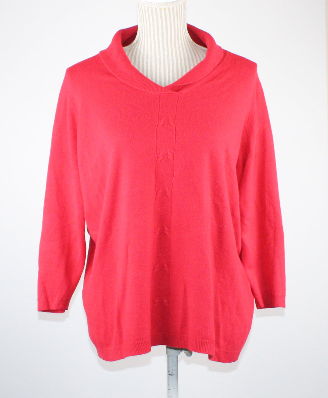 ALIA RED SWEATER LADIES 1X EUC