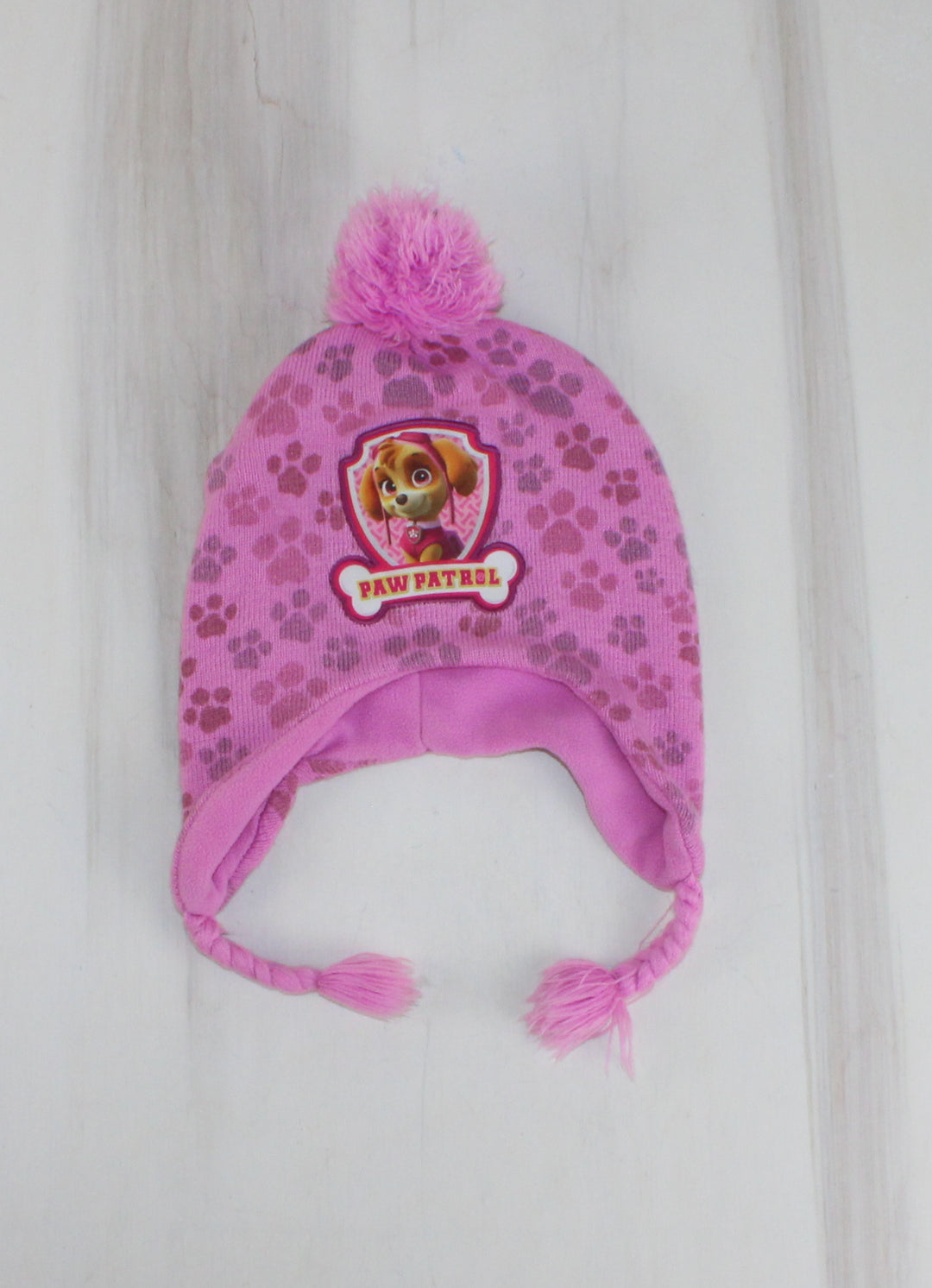 PAW PATROL SKYE WINTER HAT APPROX 4-6Y PRE-LOVED