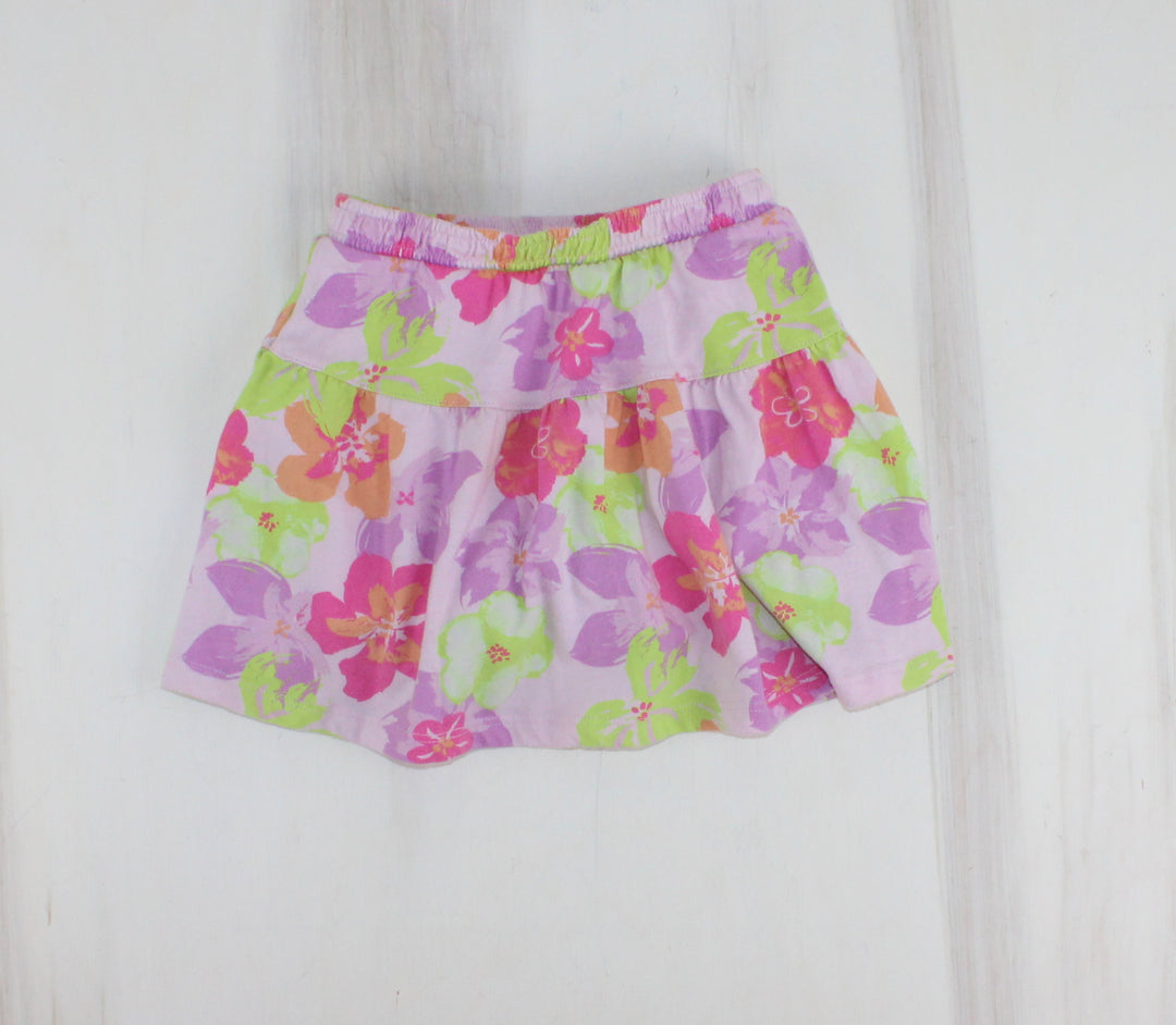 GEORGE FLORAL SKORT 18-24M PRE-LOVED