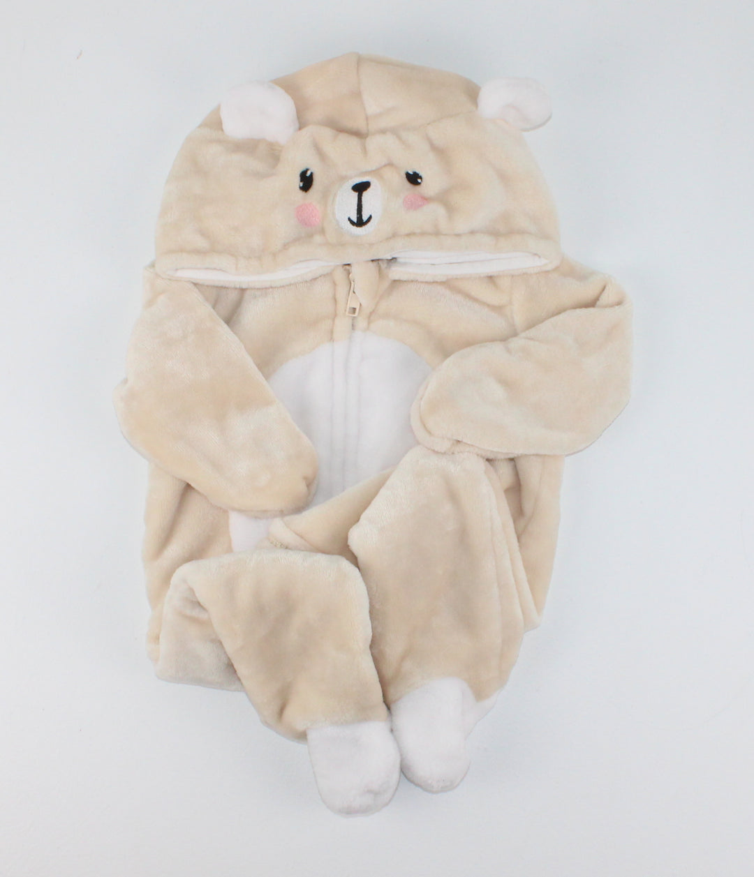 BABY MACK ULTRA SOFT THICK FLLECY BEAR OUTERWEAR/COSTUME 0-3M PRE-LOVED
