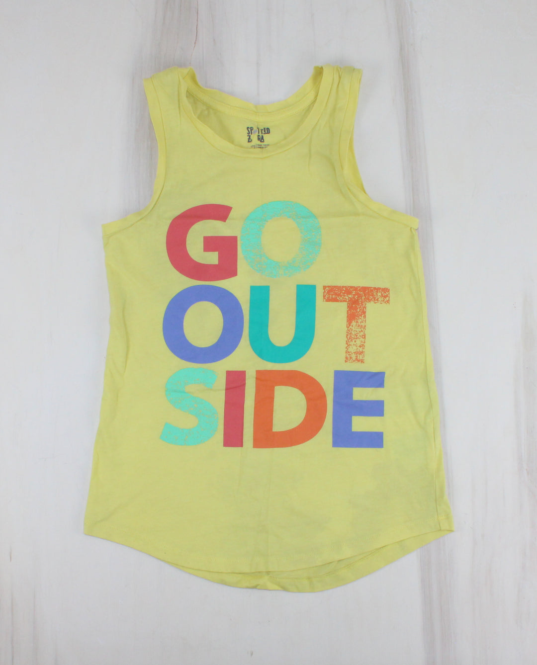 SPOTTED ZEBRA YELLOW TANK 10Y PRE-LOVED