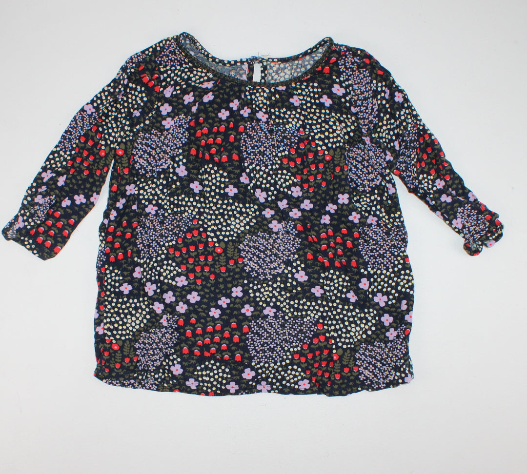 FLORAL TOP APPROX 7-8Y VGUC/EUC