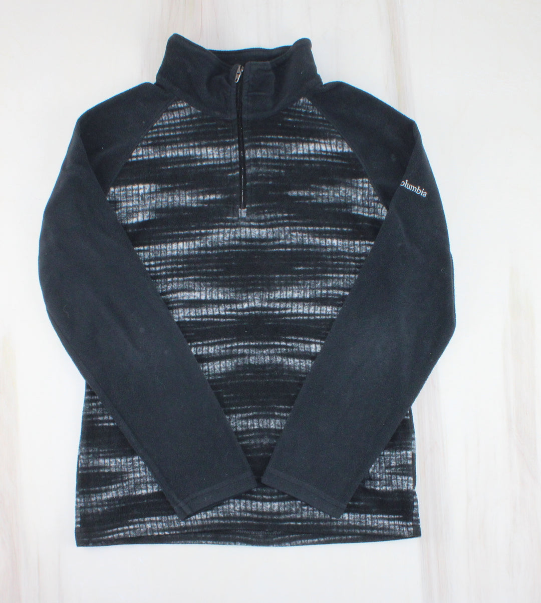 COLUMBIA FLEECE PULLOVER SWEATER 10/12Y PRE-LOVED
