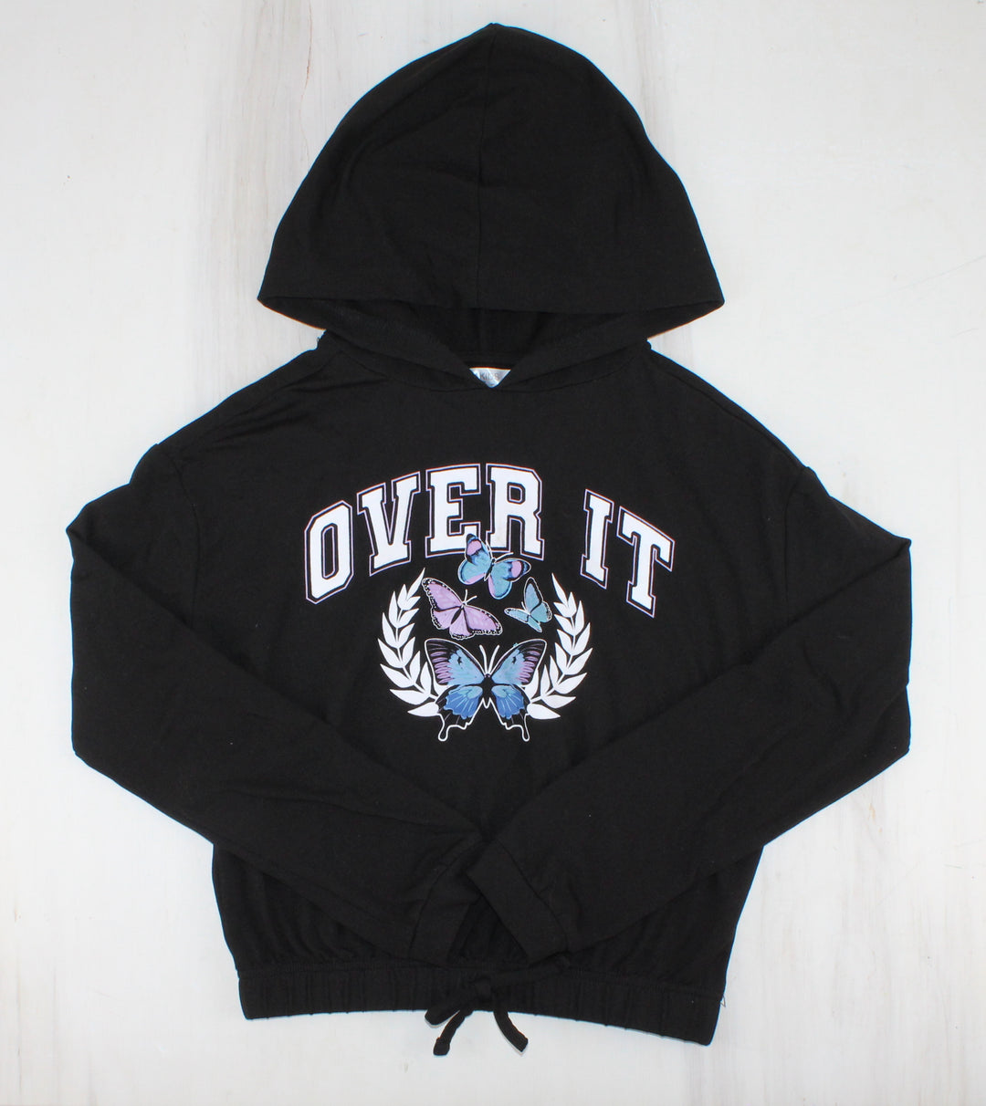 URBAN KIDS 'OVER IT' CROPPED SWEATER 10/12Y PRE-LOVED