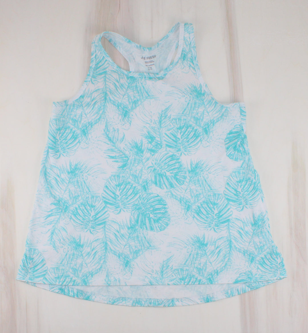 JOE FRESH MONSTERA LEAF TANK 10/12Y PRE-LOVED