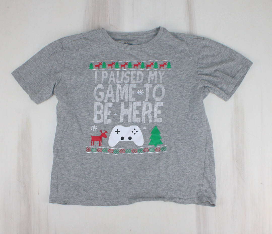 GEORGE HOLIDAY PAUSED MY GAME SHIRT 14/16Y PRE-LOVED