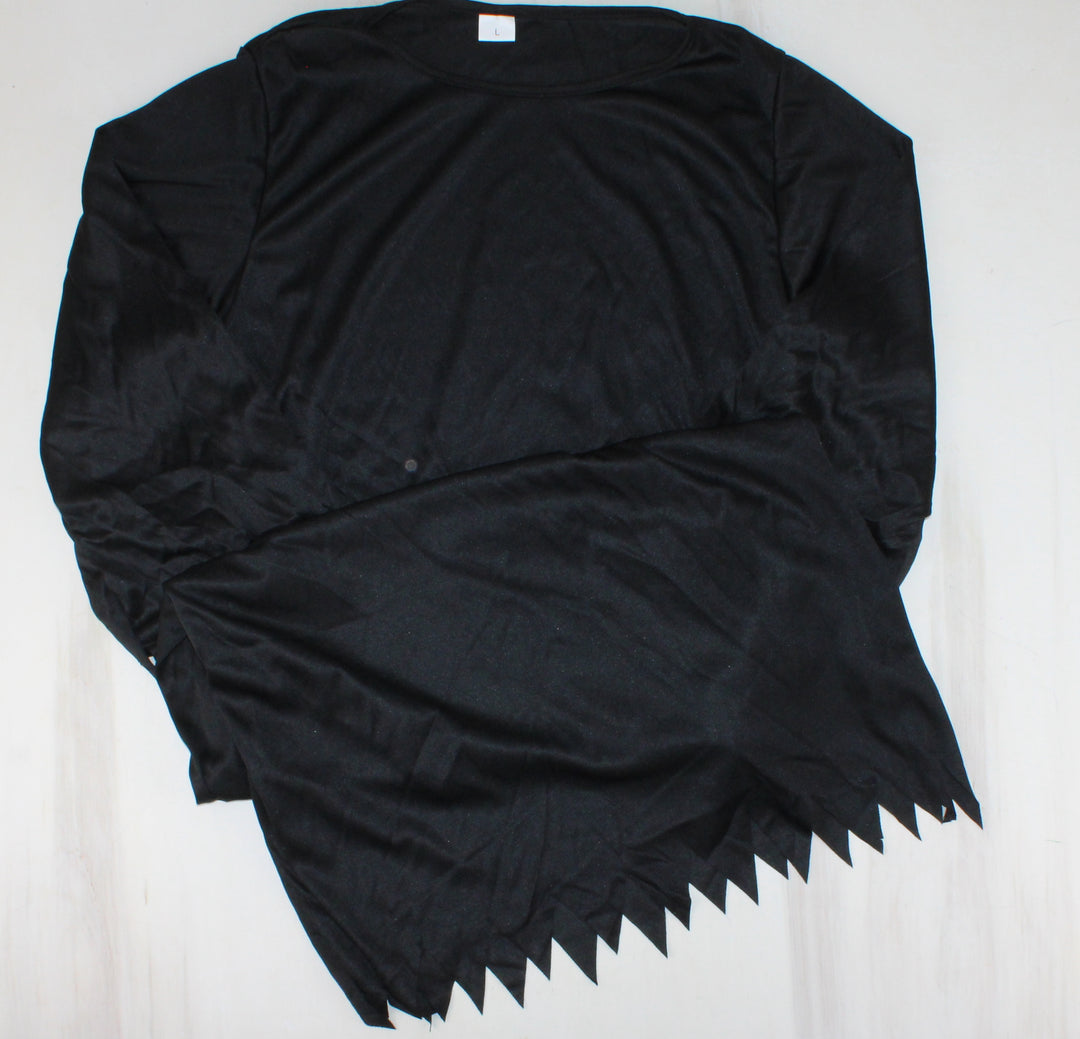 BLACK WITCH DRESS COSTUME KIDS LARGE PRE-LOVED