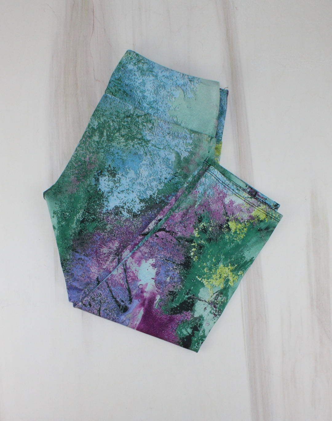 PATTERNED CAPRI LEGGINGS APPROX LADIES SMALL PRE-LOVED