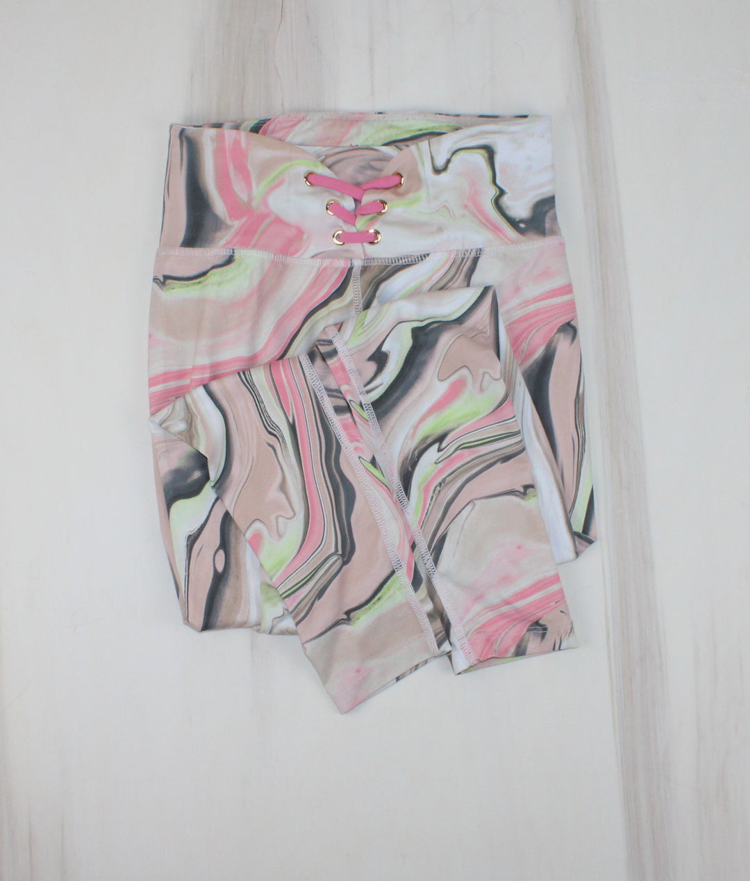 JUSTICE SWIRL LEGGINGS 12/14Y PRE-LOVED