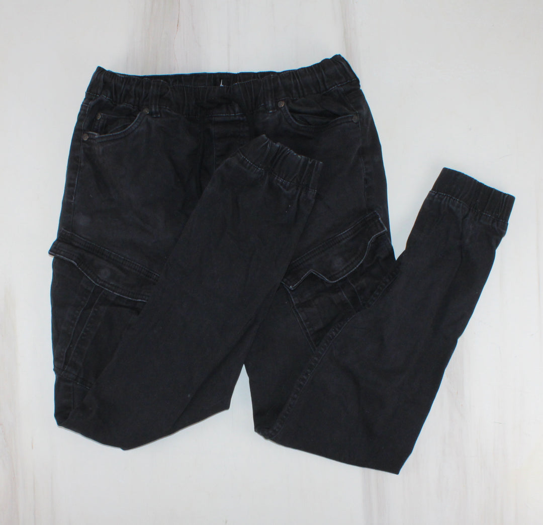 DENIM WORKS BLACK CARGO PANT APPROX 15Y PRE-LOVED