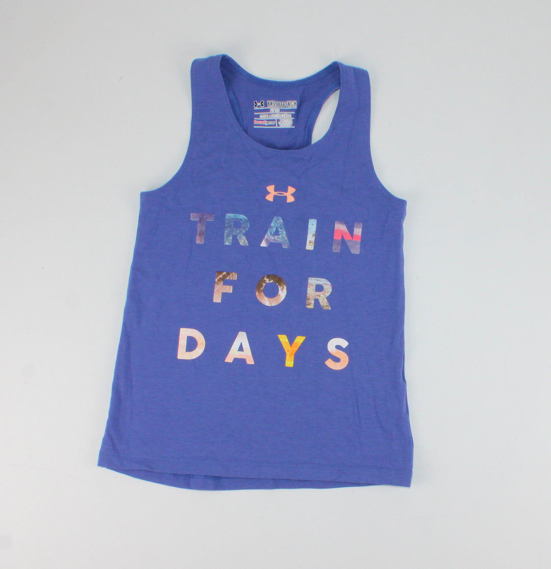 UNDER ARMOUR TANK TRAIN ALL DAY YXS PRE-LOVED