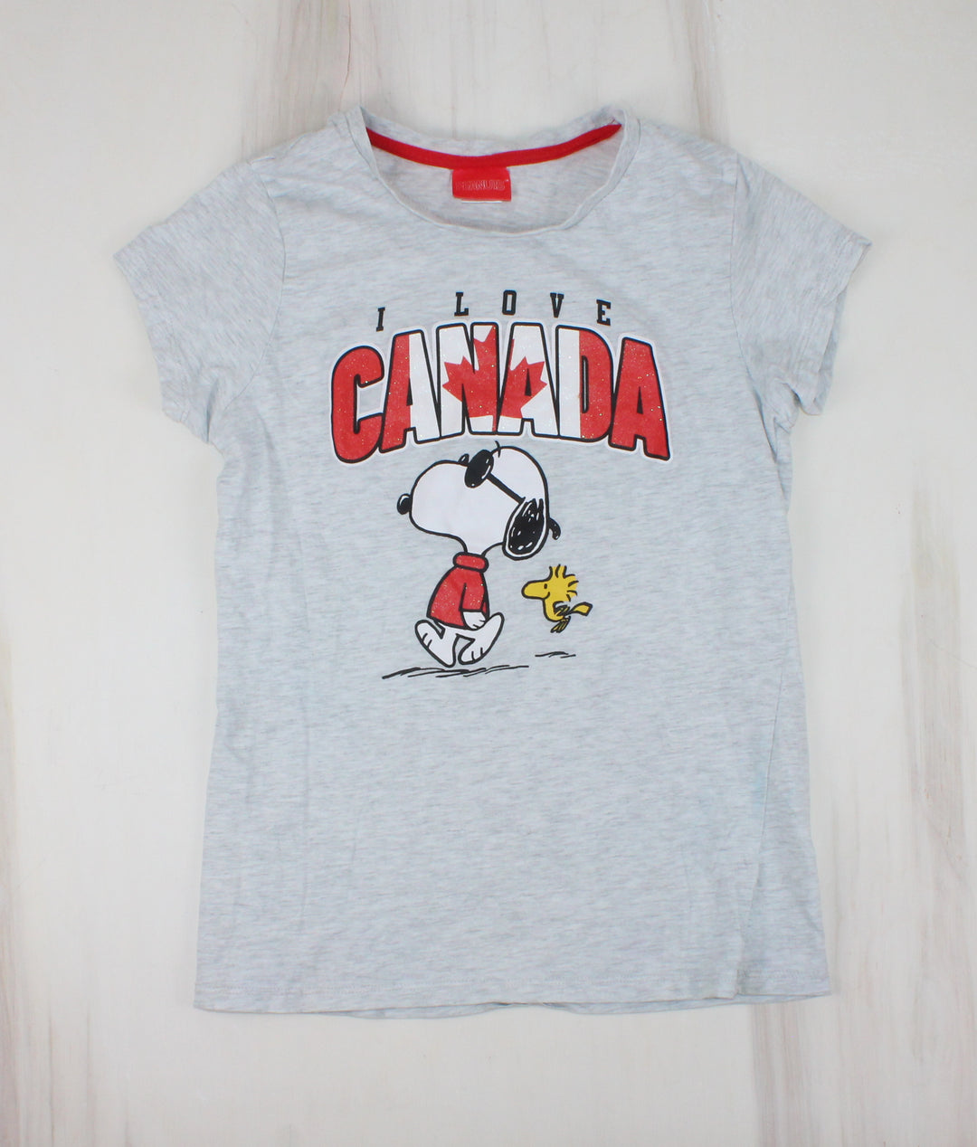 PEANUTS CANADA TSHIRT 12/14Y PRE-LOVED (Play Cond.)