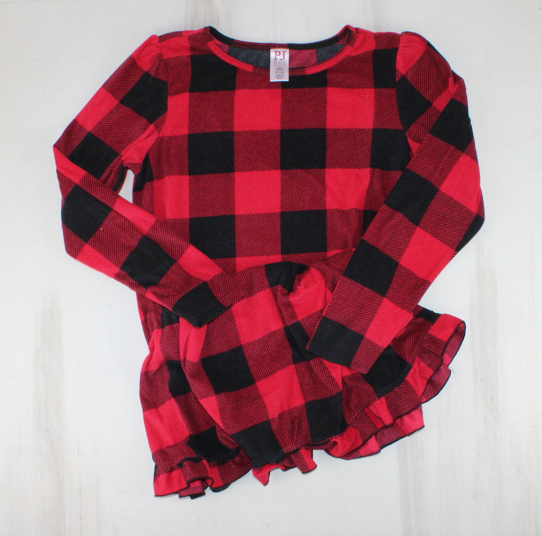 CHILDRENS PLACE FLEECE PLAID NIGHTGOWN 16Y PRE-LOVED