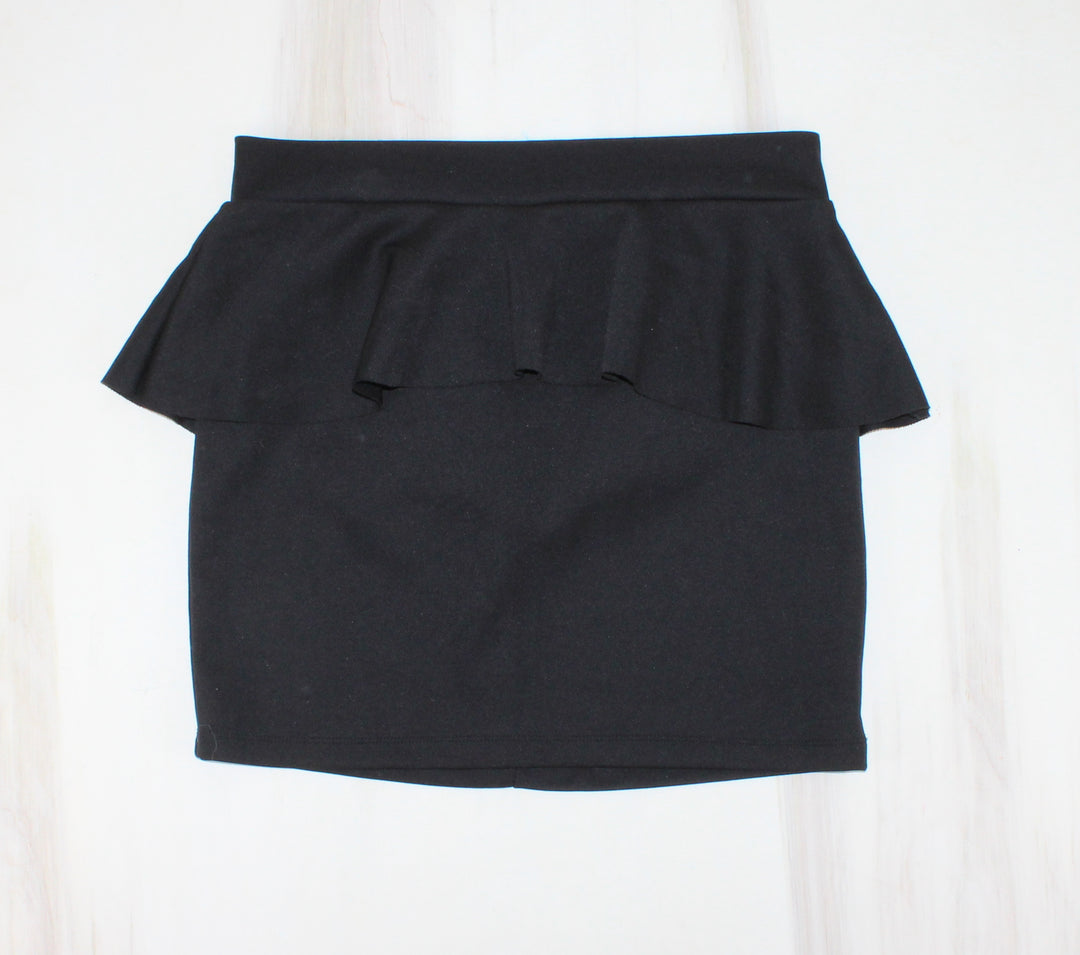 ARDENES BLACK STRETCH SKIRT LADIES LARGE EUC